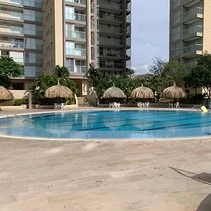 Encantador Apto De Lujo En Zazue Beach Club Apartamento Santa Marta (Magdalena)
